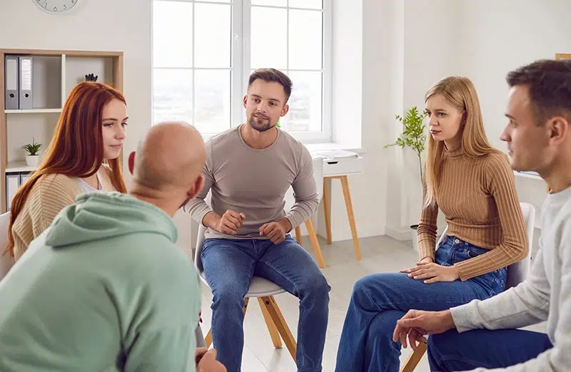 People participate in a process group.